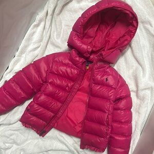 Ralph Lauren Pink Puffer Jacket